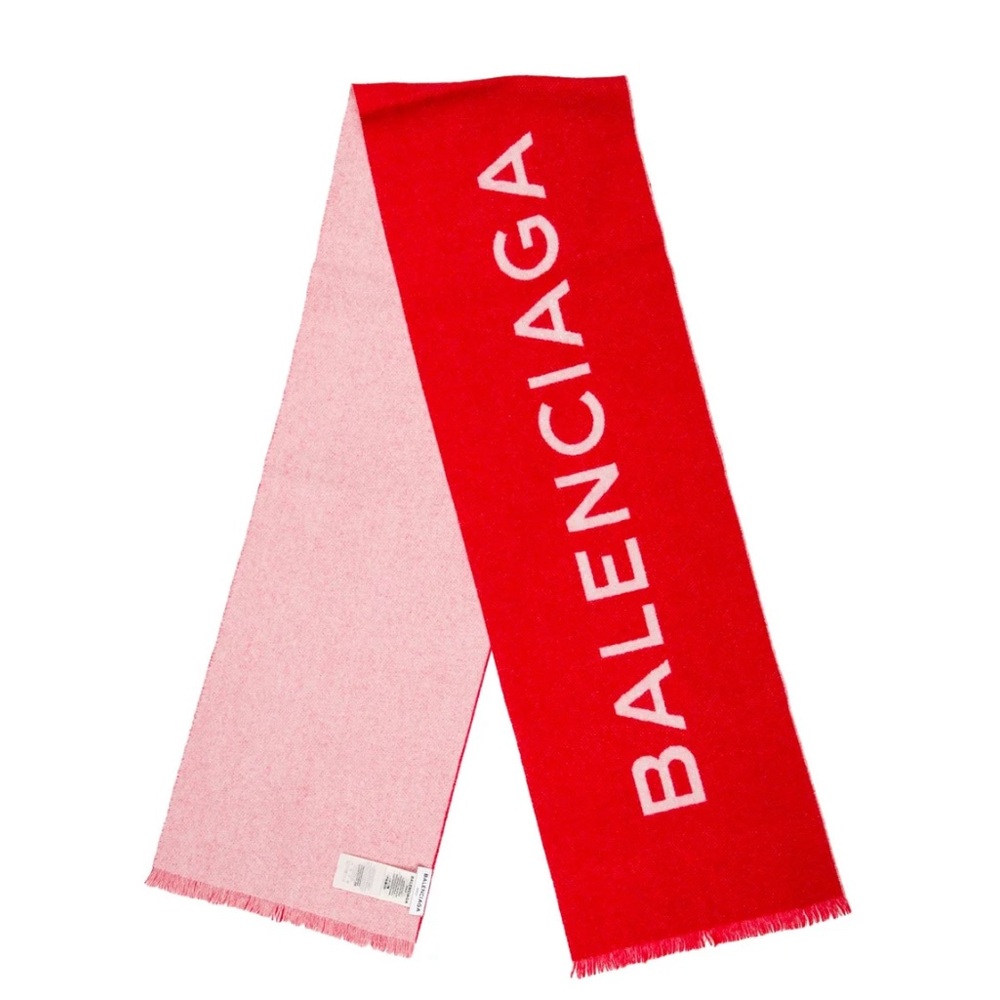 Balenciaga Logo Blanket Scarf